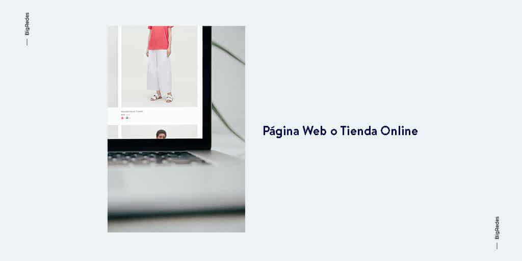 Página Web o Tienda Online