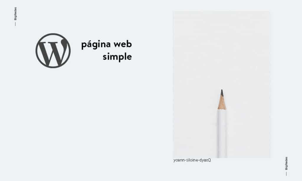 Una página web simple para tu empresa es posible