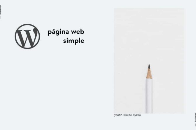 Una página web simple para tu empresa es posible