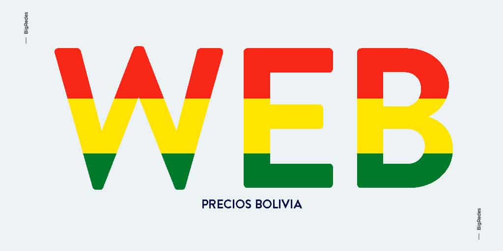 precio de diseño de páginas web en Bolivia