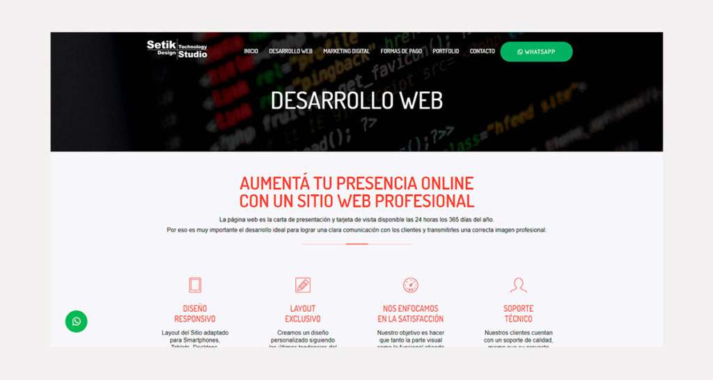 precio de diseño de páginas web en Paraguay