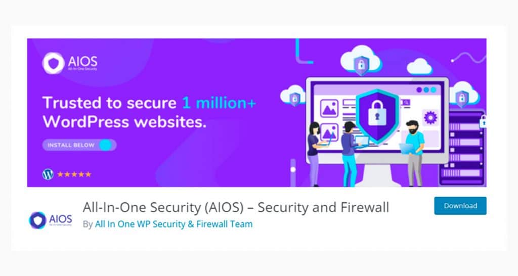 Plugins de Seguridad WordPress - All In One WP Security & Firewall