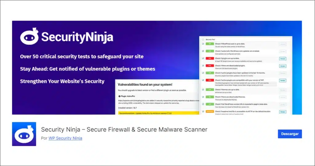 Security Ninja – Secure Firewall & Secure Malware Scanner