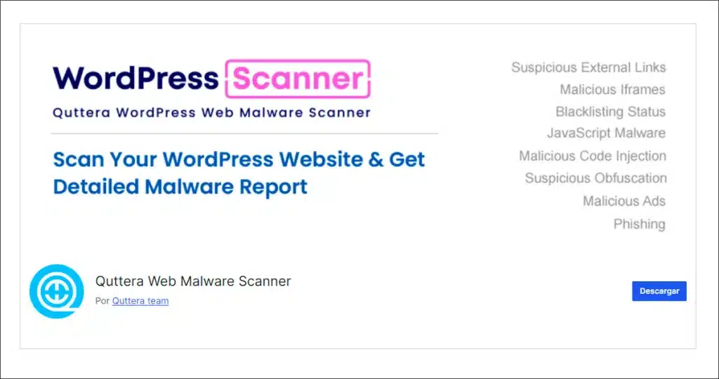 Quttera Web Malware Scanner