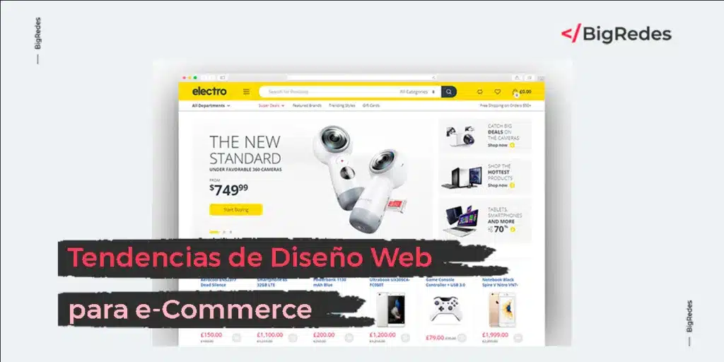 Tendencias de Diseño Web para e-Commerce